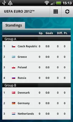 UEFA EURO 2012 by Carlsberg android App screenshot 2